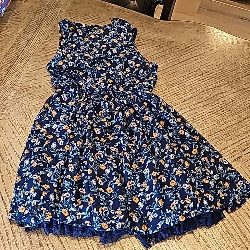 Girls floral Dress size 12